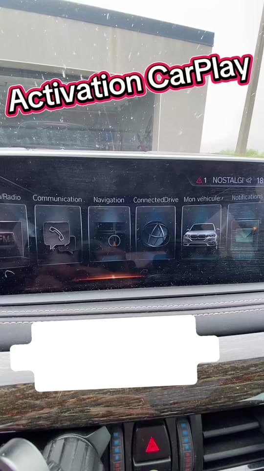 BMW X5 F15 : passage NBT Evo d'iDrive 5 vers iDrive 6 et CarPlay