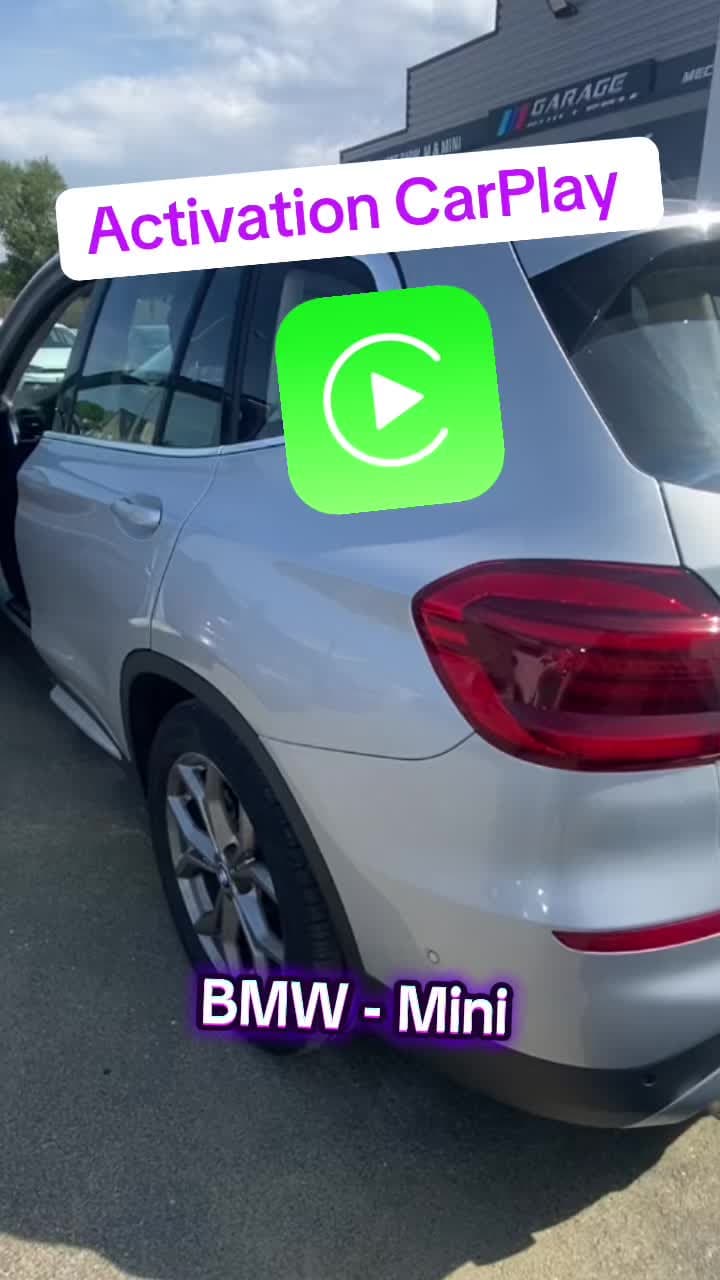 CarPlay plein écran sur BMW X3 G01 — second exemple