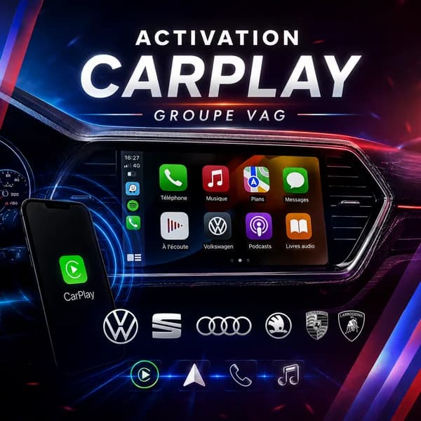 Activation Apple CarPlay & Android Auto Groupe VAG