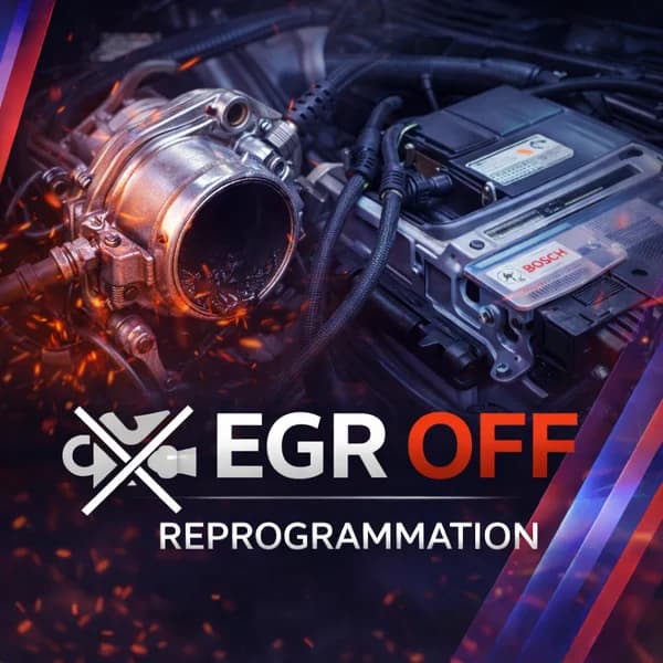 Suppression EGR (Exhaust Gaz Recirculation)