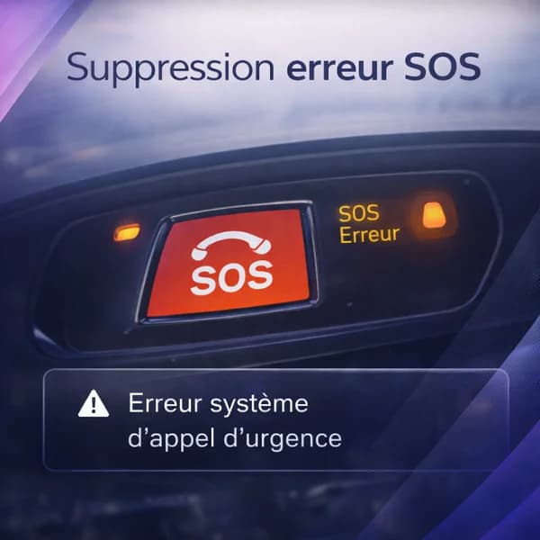 Suppression erreur SOS
