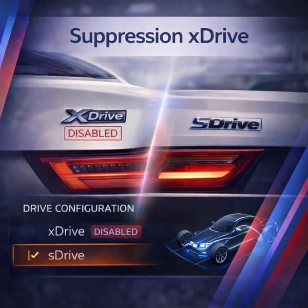 Suppression xDrive (Passage en Propulsion)