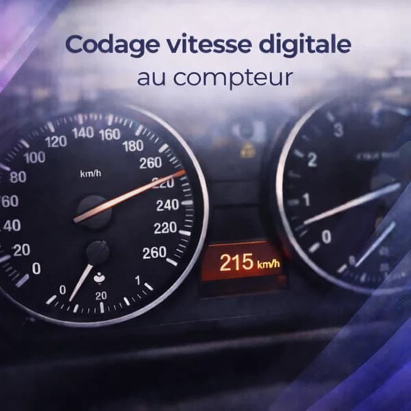 Vitesse digital au compteur